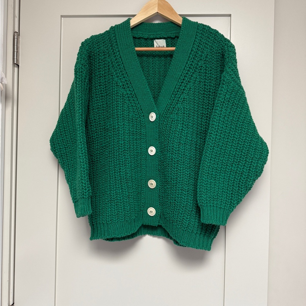 Babaa No 19 Mini Emerald Green Cardigan - New With Tags